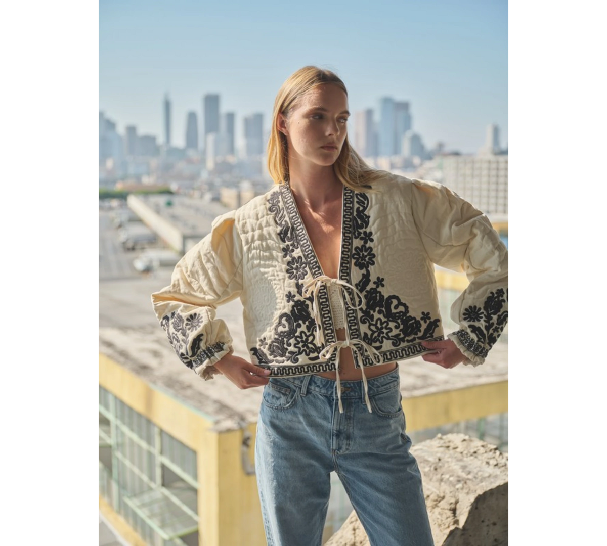 Mia Embroidered Jacket | Kindred Monroe