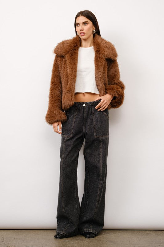 Dylan Faux Fur Jacket | Kindred Monroe