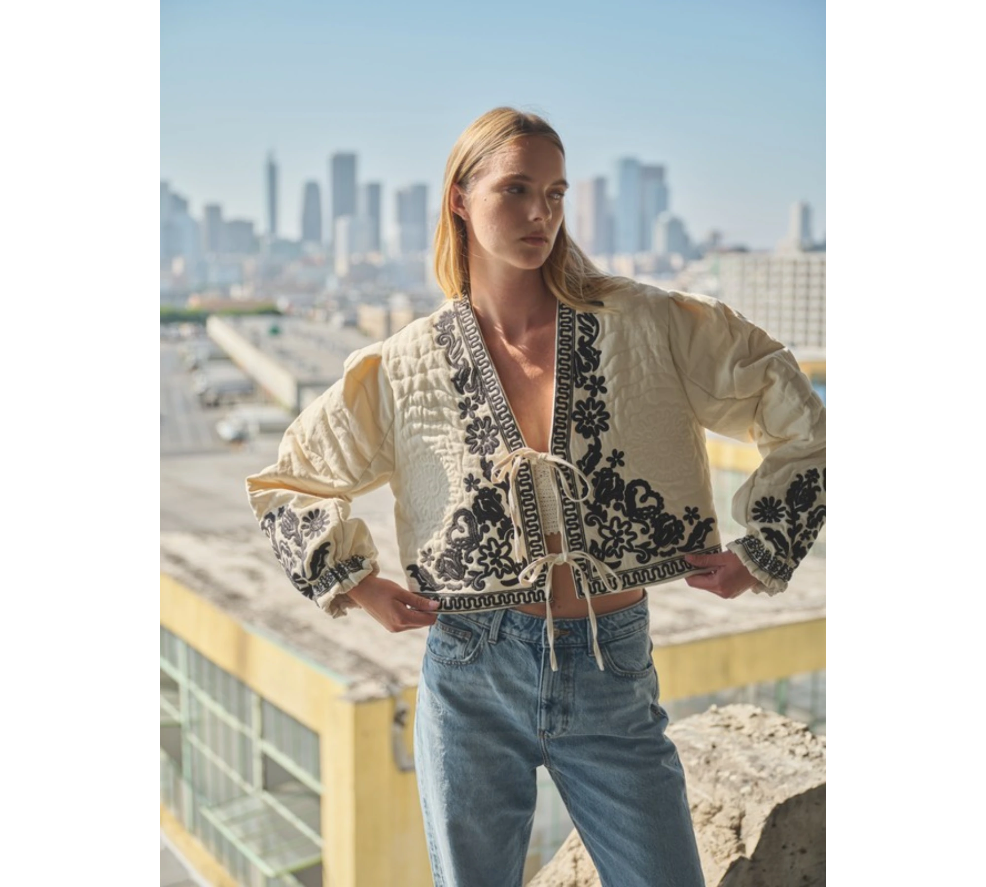 Mia Embroidered Jacket | Kindred Monroe